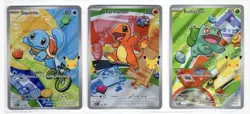 Pokemon First Partner Illustration Collection MEP Bulbasaur Charmander Squirtle - Image 3