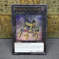 Yugioh Number 34: Terror-Byte GENF-EN041 1st Edition Ultimate Rare NM - Image 1