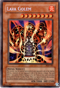 Lava Golem - Pharaonic Guardian - PGD-107 - SECRET RARE YuGiOh TCG Card - Image 1
