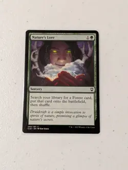 MTG Nature's Lore - Commander Legends Battle for Baldur's Gate NM - Image 1