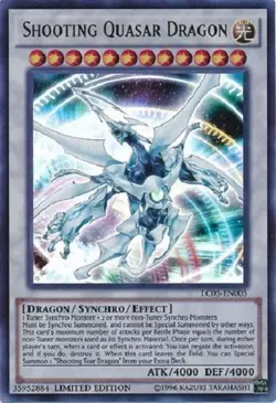 *** SHOOTING QUASAR DRAGON *** ULTRA RARE LC05-EN005 MINT/NM YUGIOH! - Image 1
