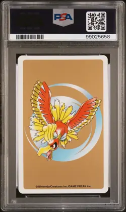2000 POKEMON GOLD VERSION PLAYING CARDS 7 OF HEARTS #244A ENTEI PSA 10 - Image 2