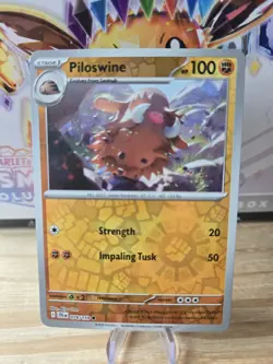 Pokemon Piloswine 078/159 Reverse Holo SV9 Journey Together - Image 1