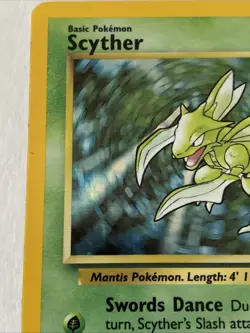 Scyther 10/64 Jungle Holo Rare Pokemon TCG WOTC Vintage 1999 - Image 5