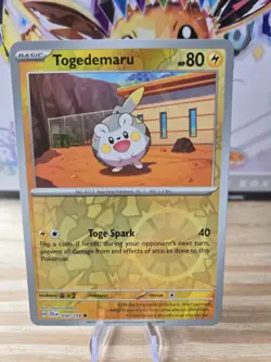 Pokemon Togedemaru 050/159 Reverse Holo SV9 Journey Together - Image 1