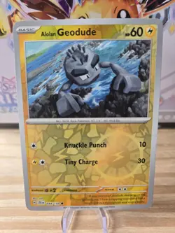 Alolan Geodude 044/159 - Reverse Holo Journey Together - Pokemon TCG - Image 1
