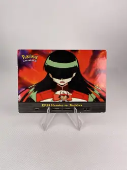 Topps Pokemon TCG - TV Animation Series 2 Haunter vs Kadabra EP23 Blue Logo LP - Image 1