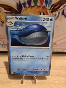 041/159 Wailord : Rare Holo Card : Journey Together : Pokemon TCG - Image 1