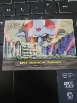 Tentacool and Tentacruel EP18 Non-Holo - Pokemon Topps Series- 1999 Blue label - Image 1