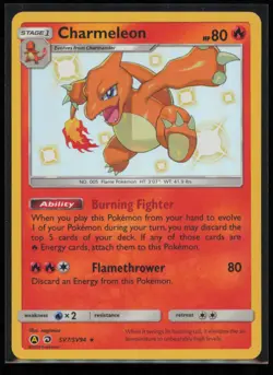 Charmeleon SV7/SV94 Pokemon Hidden Fates Shiny Vault Rare Shiny Near Mint - Image 1