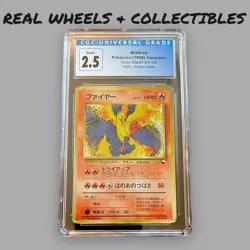 Pokemon Moltres Japanese Quick Starter Gift Set Holo Green Deck Vending CGC 2.5 - Image 1