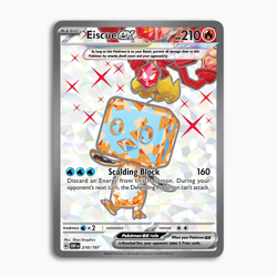 Eiscue ex - 210/197 Ultra Rare Obsidian Flames Pokemon TCG Holo - Image 1
