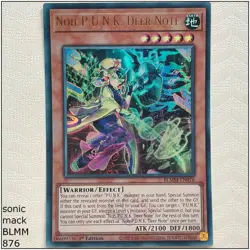Noh-P.U.N.K. Deer Note - BLMM-EN076 - Ultra Rare 1st Edition Yugioh - Image 1