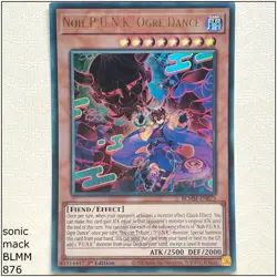 Noh-P.U.N.K. Ogre Dance - BLMM-EN075 - Ultra Rare 1st Edition Yugioh - Image 1