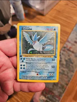 Articuno Holo Rare 1st Edition 2/62 - 1999 Fossil WoTC Pokemon TCG Card NM/LP - Image 2