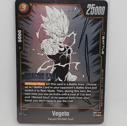 Dragon Ball Super Card Game Manga Booster SB01-032 Majin Vegeta - Image 1