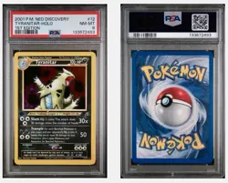 Pokemon Tyranitar Neo Discovery Holo First Edition Rare Card 12/75 WOTC 🦖 🔥 - Image 3