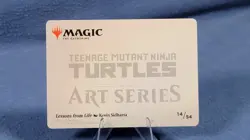 Lessons From Life 14/54 Art Series TMNT MTG Art Card NM/M - Image 2