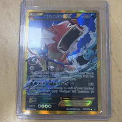 Pokemon Gyarados EX Secret Rare Full Art Holo Breakpoint 123/122 Card - Image 1