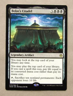 MTG BOLAS'S CITADEL (X1) WAR OF THE SPARK NM NEVER PLAYED Magic Card - Image 1