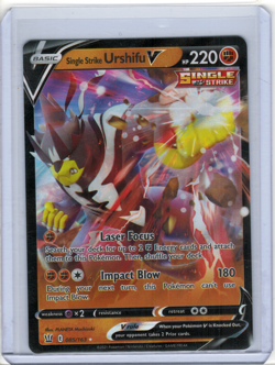 2021 Pokemon Card Single Strike Urshifu V 085/163 - Image 1