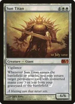 Sun Titan -Foil Medium Play MTG Promos: Prerelease Cards - Image 1