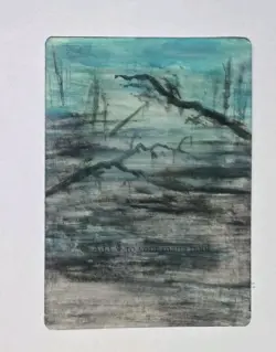 MTG - 4th Edition - Swamp (B) -Magic The Gathering ALTERED - Image 1