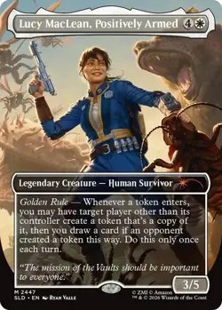 NM MTG REGULAR THE LUCY MACLEAN POSITIVELY ARMED SECRET LAIR BEYOND VAULT 33 - Image 1