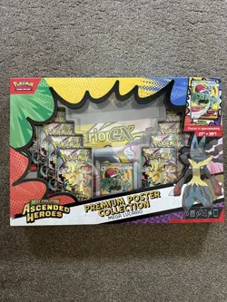 Pokemon Ascended Heroes: Mega Lucario Premium Poster Collection - Image 1