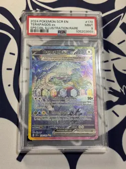 Pokemon Terapagos EX Sir 170/142SV07 Stellar Crown PSA 9 Mint - Image 1