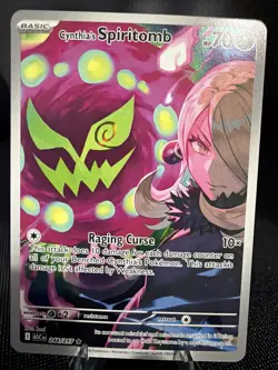 Pokemon Cynthia's Spiritomb 244/217 Me: Ascended Heroes Holo Illustration Rare - Image 1