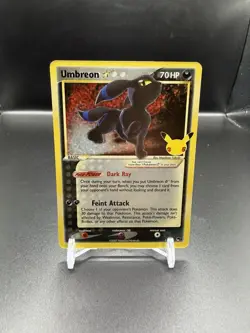Pokemon TCG: Umbreon Gold Star 17/17 Celebrations 25th Anniversary - Image 1