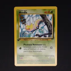 Pokemon NM 1st Edition Spanish Weedle WOTC Base Set 1999 - Image 1