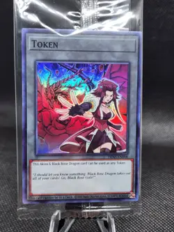 Yu-Gi-Oh! Azika & Black Rose Dragon Token TKN5-EN008 - Infinite Forbidden - Image 1