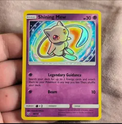 Pokemon Shining Mew Shiny Holo Rare Shining Legends 40/73 2017 Basic 30 HP - Image 1
