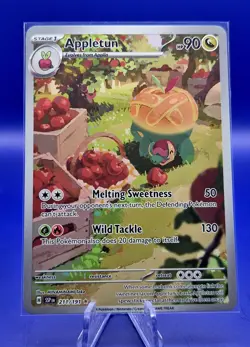 Pokemon Appletun 211/191 Surging Sparks Illustration Rare English NM - Image 1
