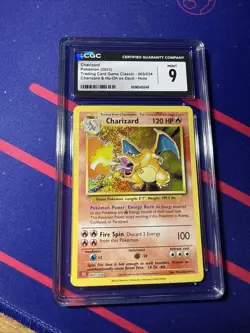 Pokemon Charizard 2023 Charizard & Ho-Oh Ex Deck 003/034 CGC 9 - Image 1
