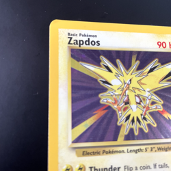 Zapdos 16/102 Pokemon Base Set Holo Rare Vintage WOTC LP - Image 3