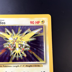 Zapdos 16/102 Pokemon Base Set Holo Rare Vintage WOTC LP - Image 4