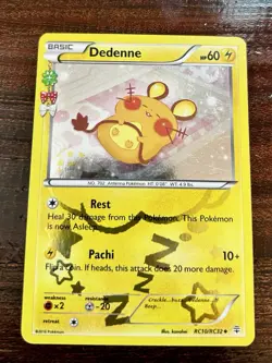 Pokemon TCG Dedenne RC10/RC32 Generations Radiant Collection LP/NM - Image 2