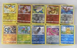 1000 Pokemon TCG Reverse Holo Foil Only Bulk Lot Sword & Shield Era Near Mint - Image 1