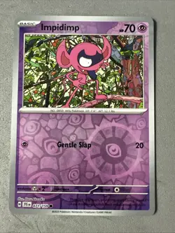 Pokemon TCG * Journey Together 071/159 Impidimp C REVERSE HOLO * UNG NM FRESH PK - Image 1