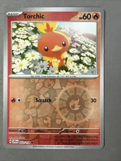 Pokemon TCG * Journey Together 022/159 Torchic C REVERSE HOLO * UNG NM FRESH PK - Image 1