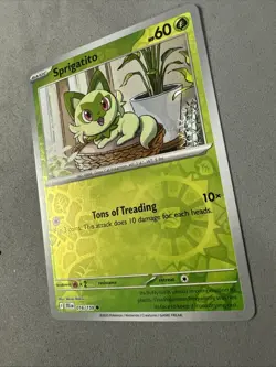 Pokemon TCG * Journey Together 016/159 Sprigatito C REVERSE HOLO * NM FRESH PK - Image 2
