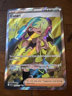 Pokemon TCG Canari 257/217 Me: Ascended Heroes Full Art Ultra Rare Holo - Image 1