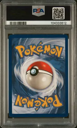 1999 POKEMON BASE SET UNLIMITED #13 POLIWRATH-HOLO PSA 9 - Image 2