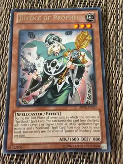 Justice of Prophecy Rare Abyss Rising ABYR-EN023 LP - Image 1