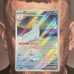 Pokemon Dewgong 097/094 Phantasmal Flames NM Illustration Rare Holo Card - Image 1
