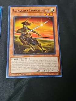 Yugioh - Ragnaraika Samurai Beetle - MP25-EN343 - Common - 2 BONUS CARDS - Image 1