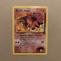 Pokemon TCG Brock's Vulpix Gym Challenge Card 37/132 - MP - Image 1